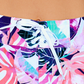 Bermuda de praia feminina Island Escape, traje de banho branco