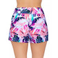 Bermuda de praia feminina Island Escape, traje de banho branco