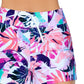 Bermuda de praia feminina Island Escape, traje de banho branco