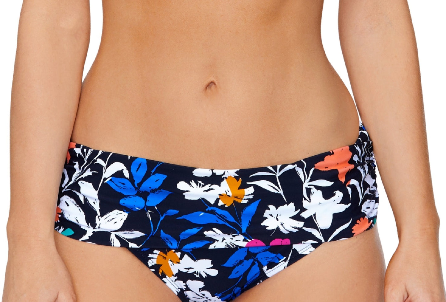 Calcinha de biquíni feminina Island Escape Tahiti, maiô preto