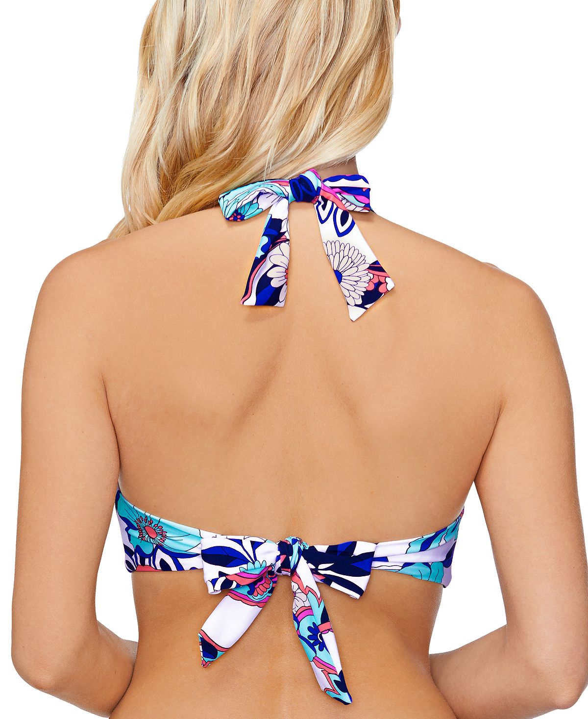 Biquíni com aro e alças finas Island Escape feminino, maiô branco