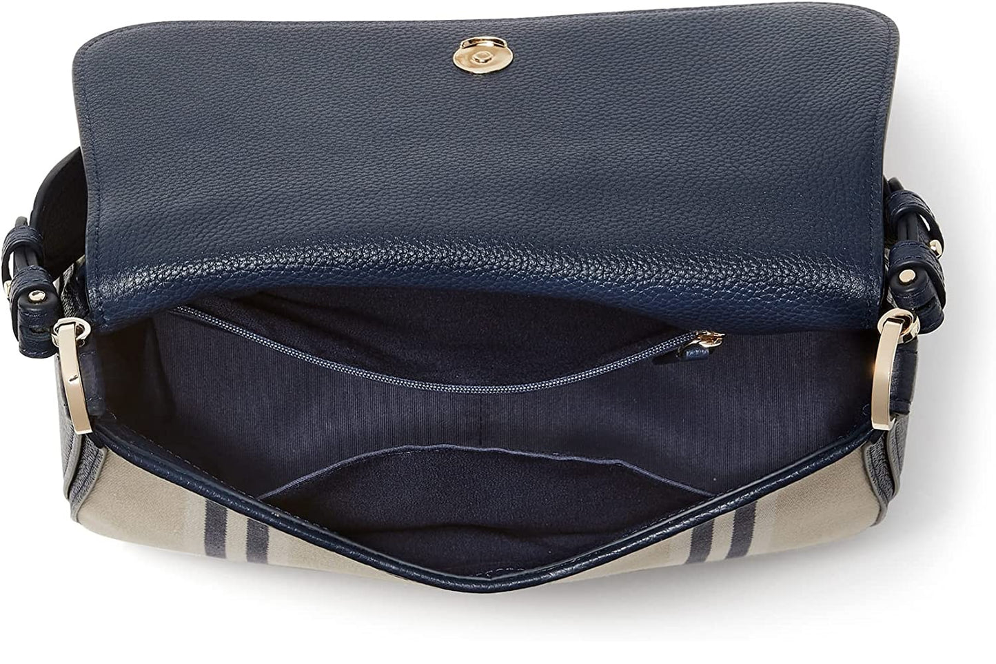 Bolsa de ombro feminina Kate Spade New York Hudson Pebble Sam, azul, tamanho regular