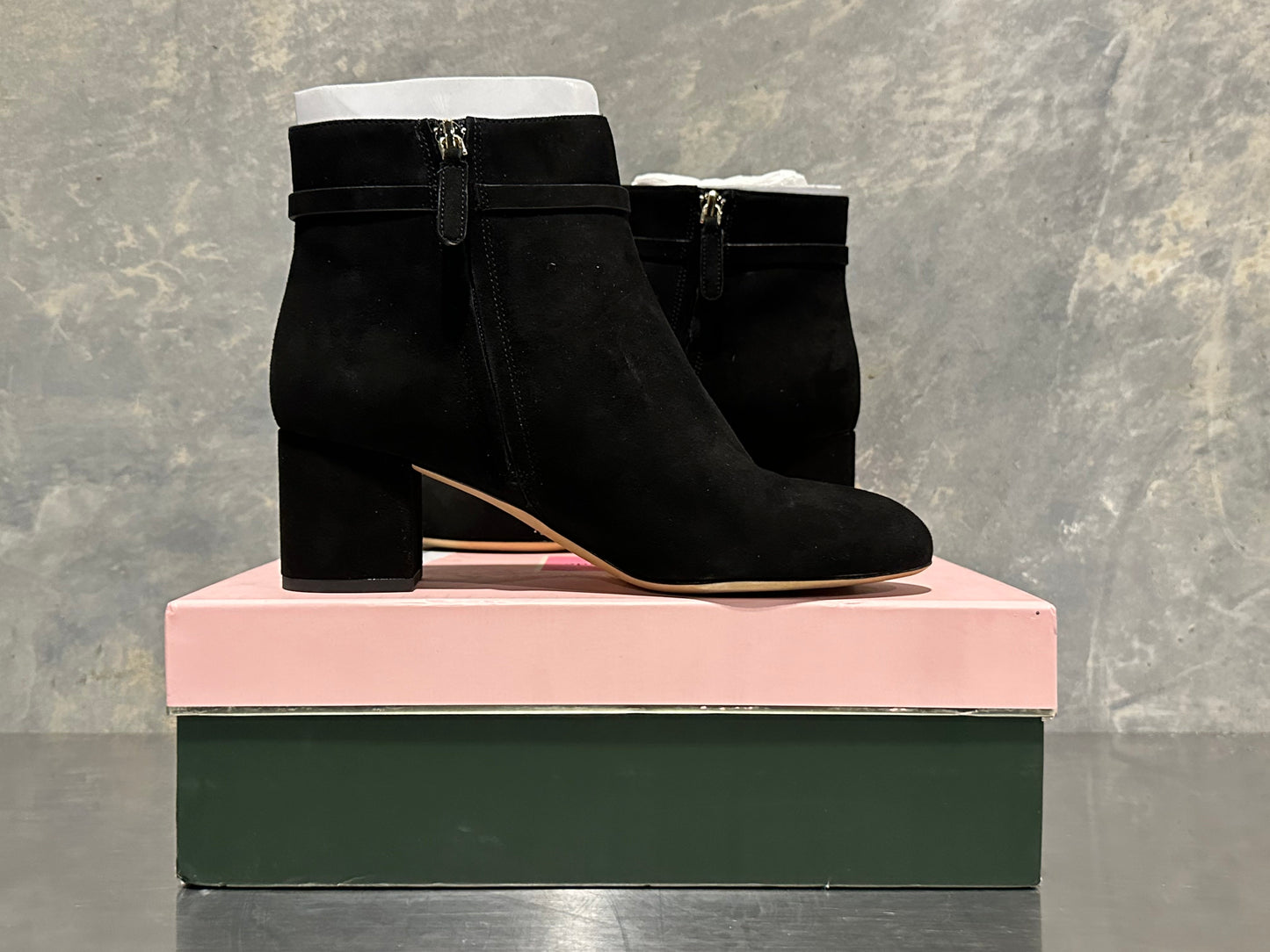 Kate Spade Bota Knott Feminina Preta Tamanho 9,5 B