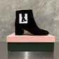 Kate Spade Bota Knott Feminina Preta Tamanho 9,5 B