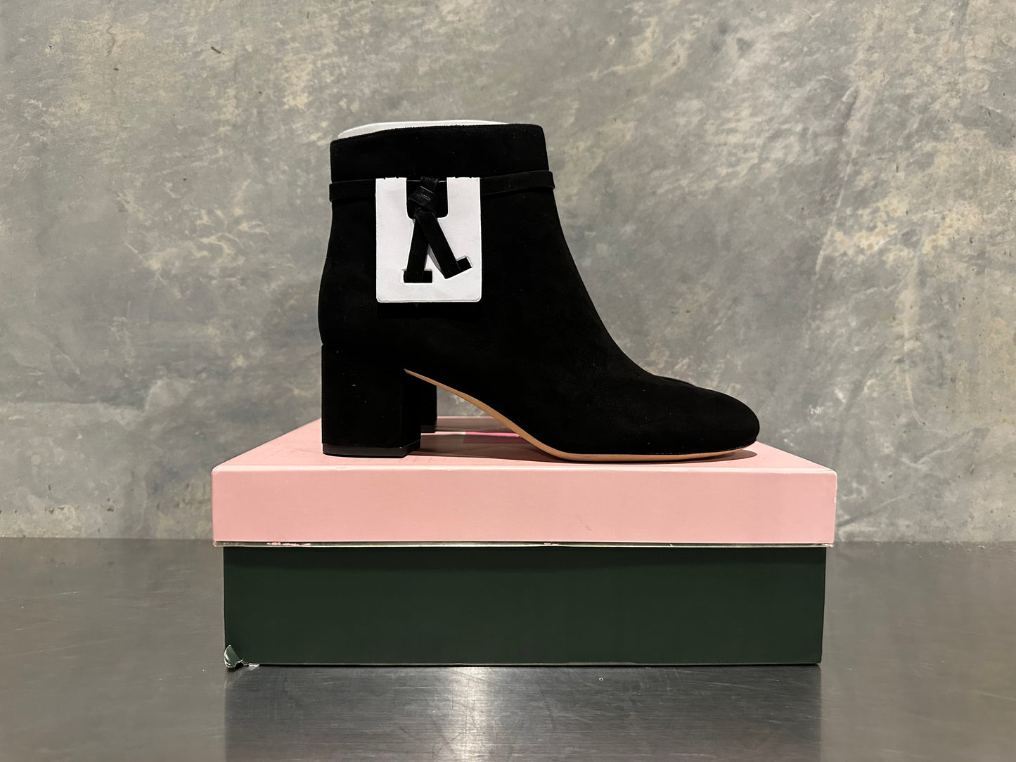 Kate Spade Bota Knott Feminina Preta Tamanho 9,5 B