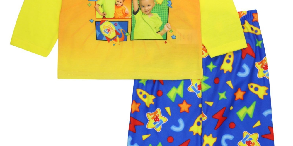 Conjunto de pijamas Vlad e Niki para meninos Ame Toddler, 2 peças, tamanhos variados, 2T