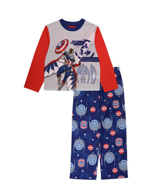 Conjunto de pijama Ame Big Boys Avengers 2 peças azul tamanho 8