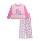 Conjunto de 2 peças de camiseta e pijama para meninas Wewearcute, rosa, tamanho 4