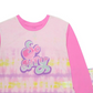 Conjunto de 2 peças de camiseta e pijama para meninas Wewearcute, rosa, tamanho 4