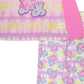 Conjunto de 2 peças de camiseta e pijama para meninas Wewearcute, rosa, tamanho 4