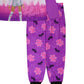 Conjunto de 2 peças de camiseta e pijama That Girl Lay Lay Big Girl, roxo, tamanho 8