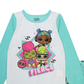 Conjunto de 2 peças de blusa e pijama para menina grande Lol Surprise, branco, tamanho 8