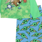Conjunto de blusa e pijama Mandalorian para meninos AME, 2 peças, verde, tamanho 6