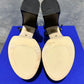 Sandálias plataforma de salto alto feminino Stuart Weitzman Skyhigh, pretas, tamanho 8 M