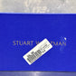 Sandálias femininas Stuart Weitzman de salto alto, cinza, tamanho 7,5 M