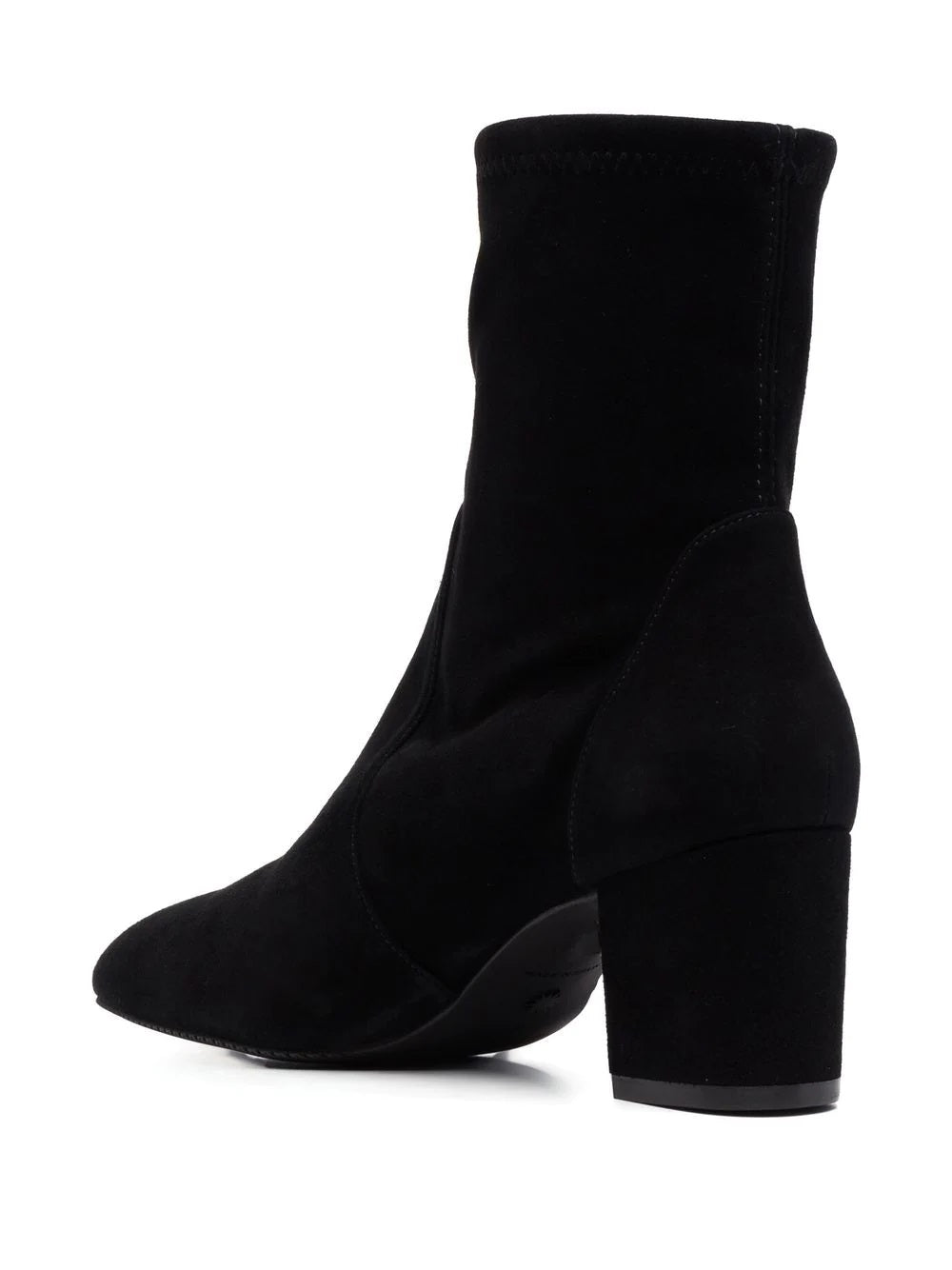 Stuart Weitzman Sleek 60 Sock Bootie Feminino Preto Tamanho 8 M