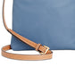 Bolsa transversal feminina Tommy Hilfiger Julia North South azul tamanho regular