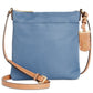 Bolsa transversal feminina Tommy Hilfiger Julia North South azul tamanho regular