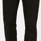 Calça jeans masculina Tommy Jeans Big &amp; Tall Straight Fit Stretch, preta, tamanho 48x34