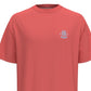 Camiseta Tommy Hilfiger Masculina Monograma Manga Curta Rosa Tamanho Médio