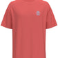 Camiseta Tommy Hilfiger Masculina Monograma Manga Curta Rosa Tamanho Médio