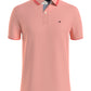 Camisa Tommy Hilfiger Masculina com Gola Pontiaguda e Ajuste Personalizado Laranja Tamanho X-G