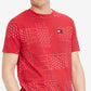 Camiseta Tommy Hilfiger All Over Road Trip Masculina Vermelha Tamanho Grande