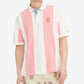 Polo Tommy Hilfiger Heritage Stripe Relaxed Fit Masculino Rosa Tamanho XXX-G