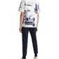 Camisa Tommy Hilfiger Masculina Toile De Jouv Nyc Custom Fit Branca Tamanho P