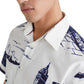 Camisa Tommy Hilfiger Masculina Toile De Jouv Nyc Custom Fit Branca Tamanho P