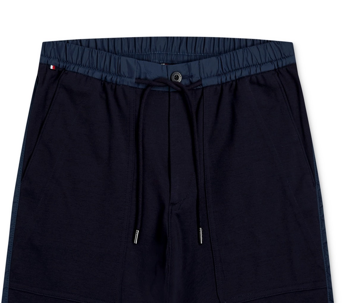 Tommy Hilfiger Harlem Mixed Media Utility Short Masculino Azul Tamanho 40