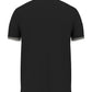 Camisa polo masculina Tommy Hilfiger Christian Regular Fit, preta, tamanho GG