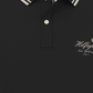 Camisa polo masculina Tommy Hilfiger Christian Regular Fit, preta, tamanho GG