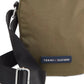 Bolsa Tommy Hilfiger Alexander Mini Zip Close Reporter Masculina Verde Tamanho Regular