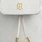 Mochila Tommy Hilfiger Luisa Mini Embossed Feminina Branca Tamanho Regular