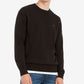 Suéter Tommy Hilfiger Signature Solid Masculino com Gola Redonda Preto Tamanho Médio
