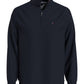 Tommy Hilfiger Thompson Moletom Masculino com Zíper de 1/4 e Gola Simulada Azul Tamanho Médio