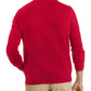 Suéter Tommy Hilfiger Signature Solid com gola redonda masculino, vermelho, tamanho GG