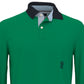 Polo Tommy Hilfiger Essential Logo Manga Longa Masculino Verde Tamanho X-G