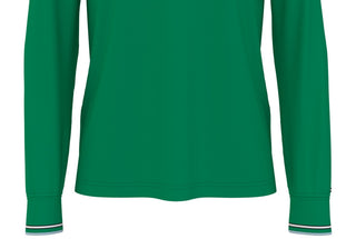 Polo Tommy Hilfiger Essential Logo Manga Longa Masculino Verde Tamanho X-G