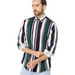 Camisa masculina Tommy Hilfiger Adaptive Classic Fit Bold Stripe manga comprida preta tamanho X-G