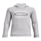 Moletom com capuz Under Armour Graphic Fleece para meninos de 8 a 20 anos, tamanho: grande, cinza