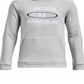 Moletom com capuz Under Armour Graphic Fleece para meninos de 8 a 20 anos, tamanho: grande, cinza
