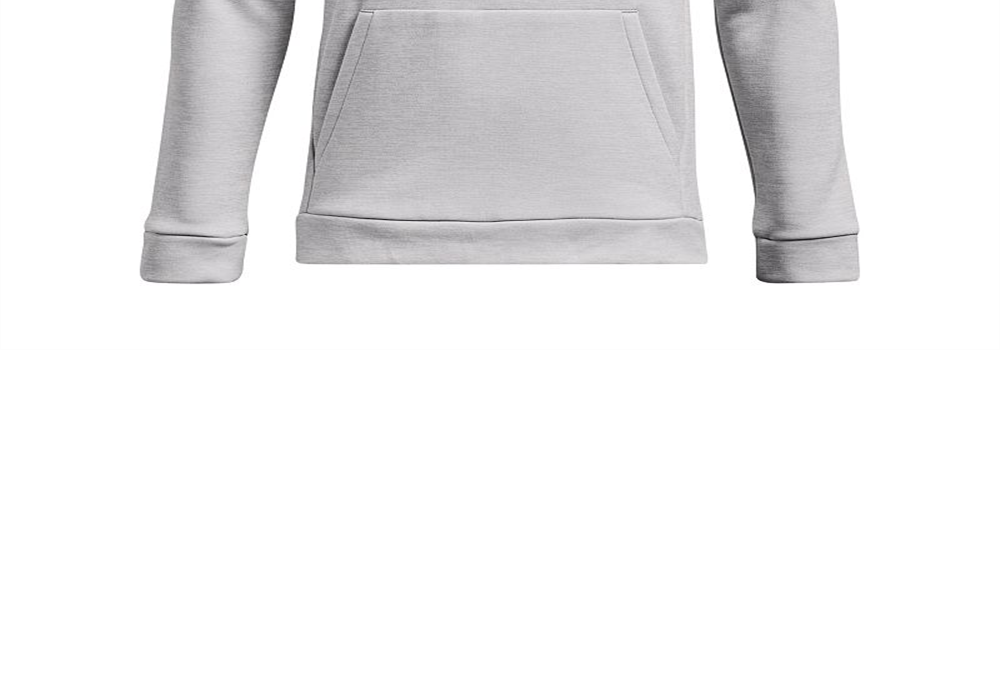 Moletom com capuz Under Armour Graphic Fleece para meninos de 8 a 20 anos, tamanho: grande, cinza