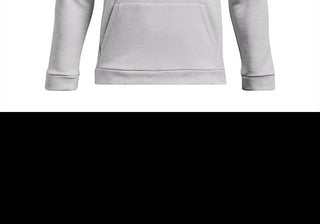 Moletom com capuz Under Armour Graphic Fleece para meninos de 8 a 20 anos, tamanho: grande, cinza