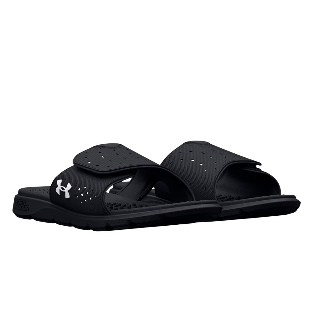 Under Armour Women's Ignite Pro Slide Sandals - Black/White