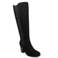 Botas de salto Willetta casuais femininas Sugar, pretas, tamanho 8 M