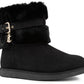 Botas de inverno femininas Juicy Couture Koala, pretas, tamanho 9 M