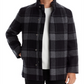 Casaco xadrez Clarence Rush Theory masculino, preto, tamanho pequeno