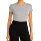 Camiseta feminina Apex Tiny Tee cinza tamanho médio